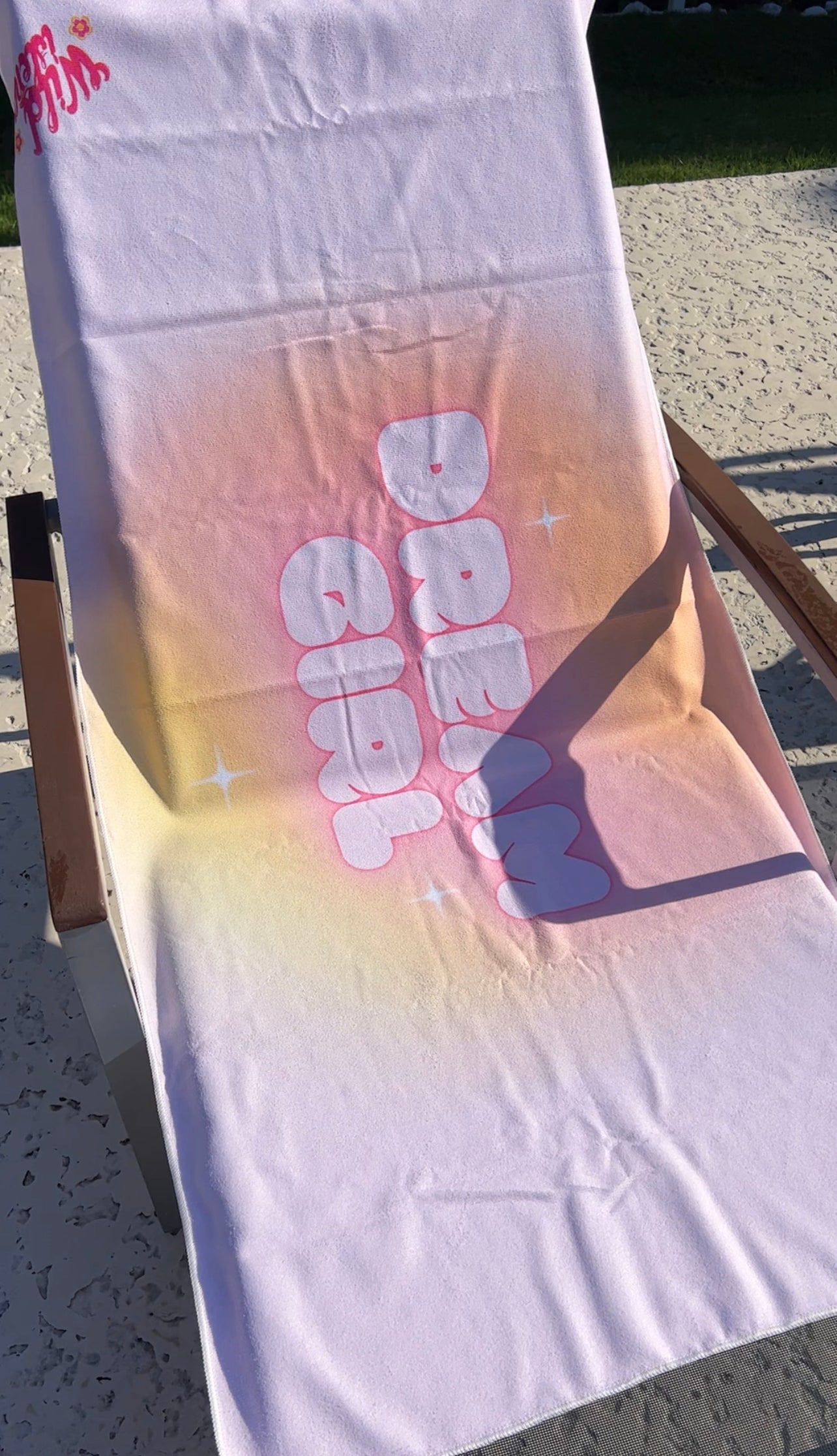 Dream girl towel