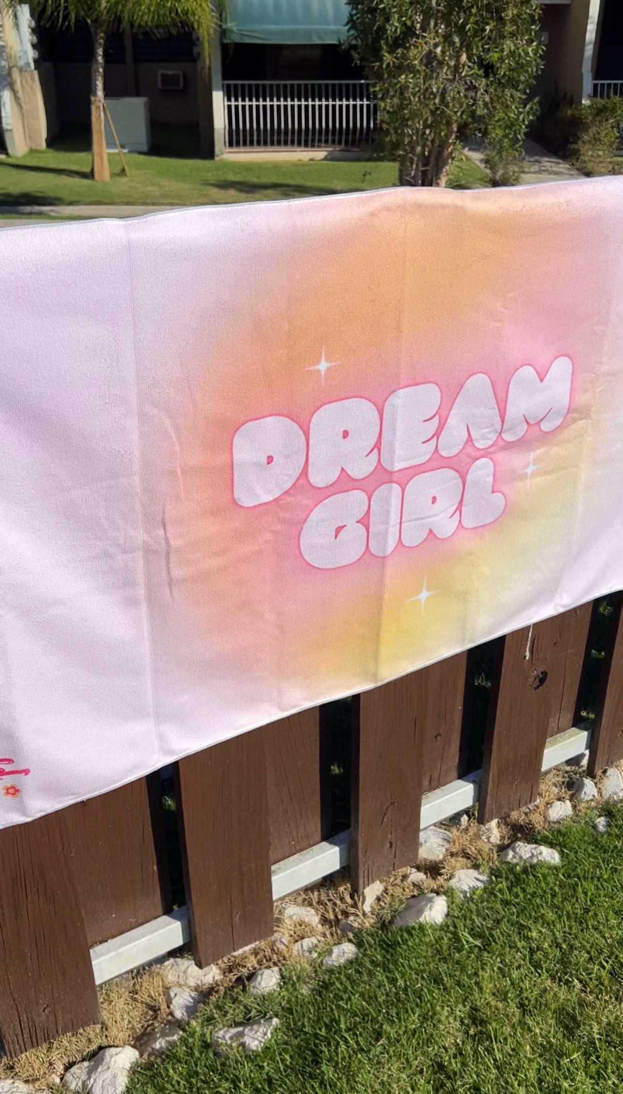 Dream girl towel