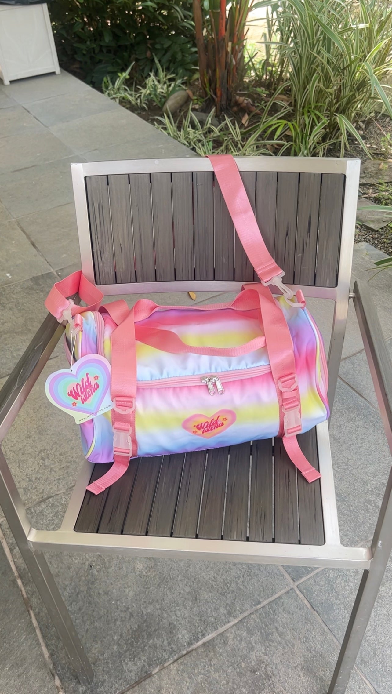 Every day rainbow duffle bag