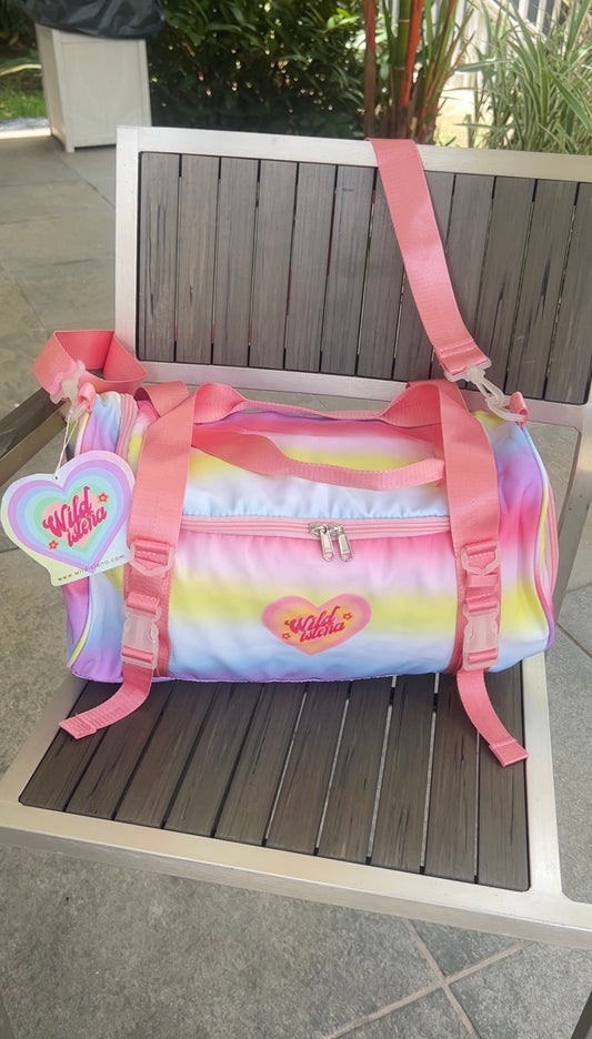 Every day rainbow duffle bag