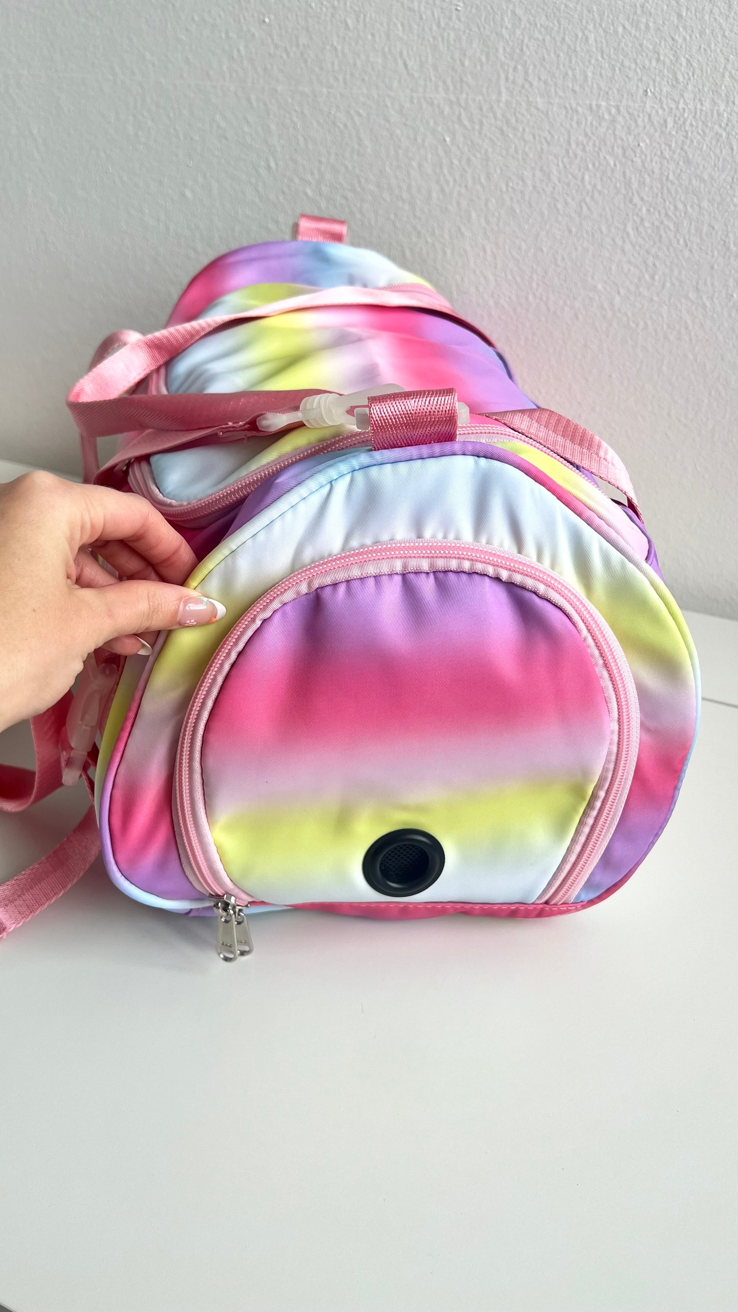 Every day rainbow duffle bag