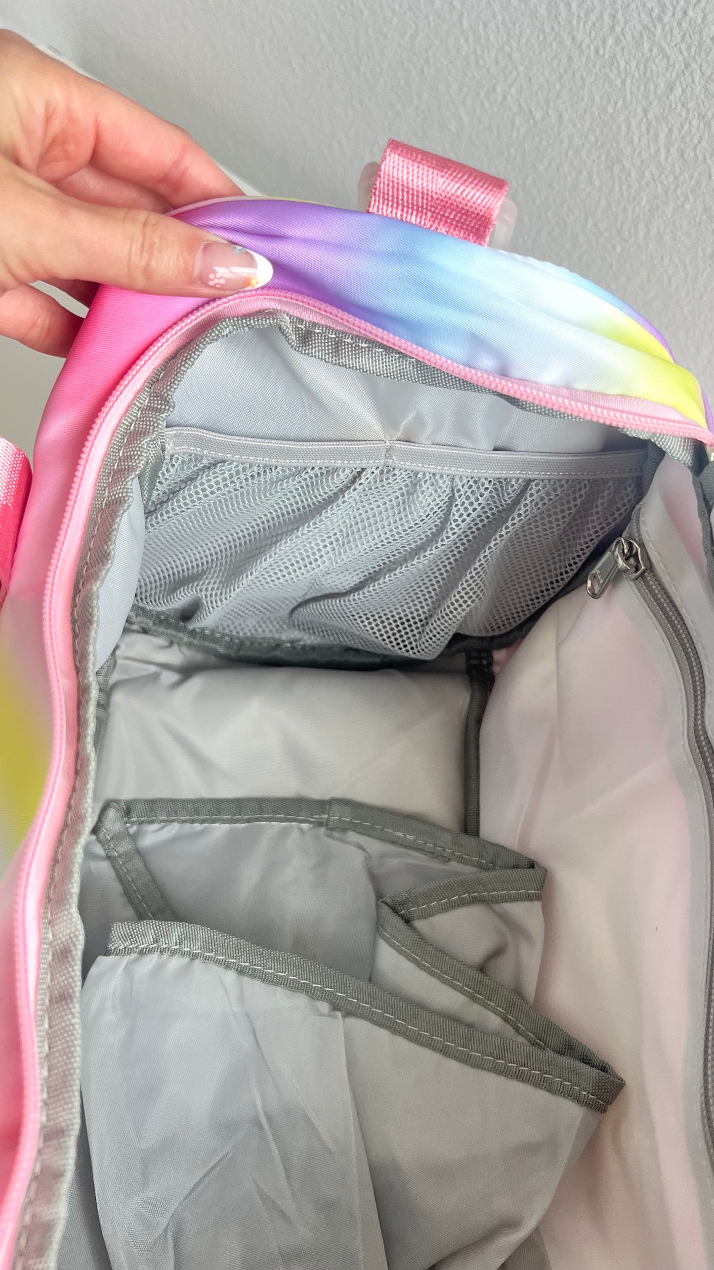 Every day rainbow duffle bag