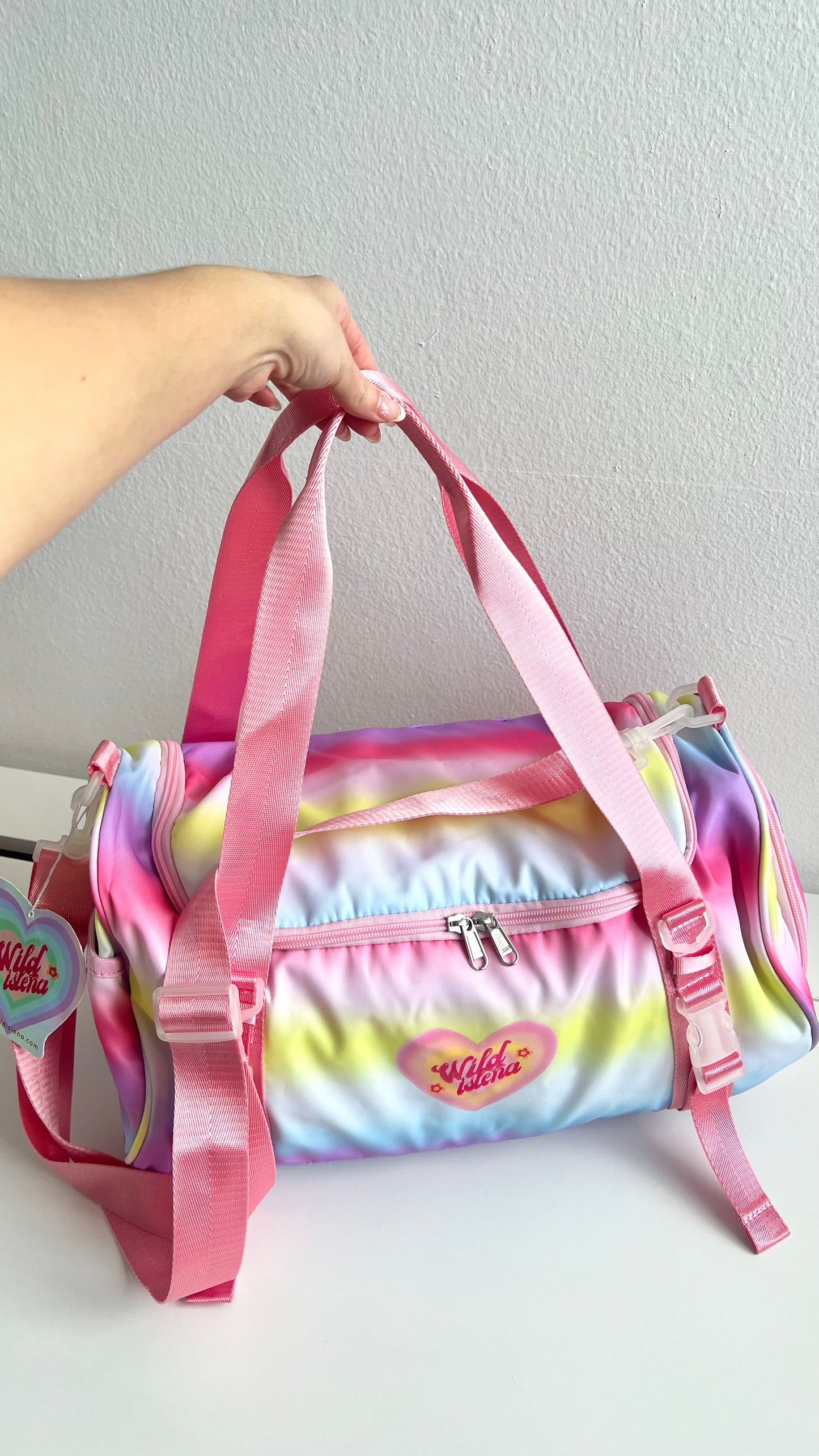 Every day rainbow duffle bag