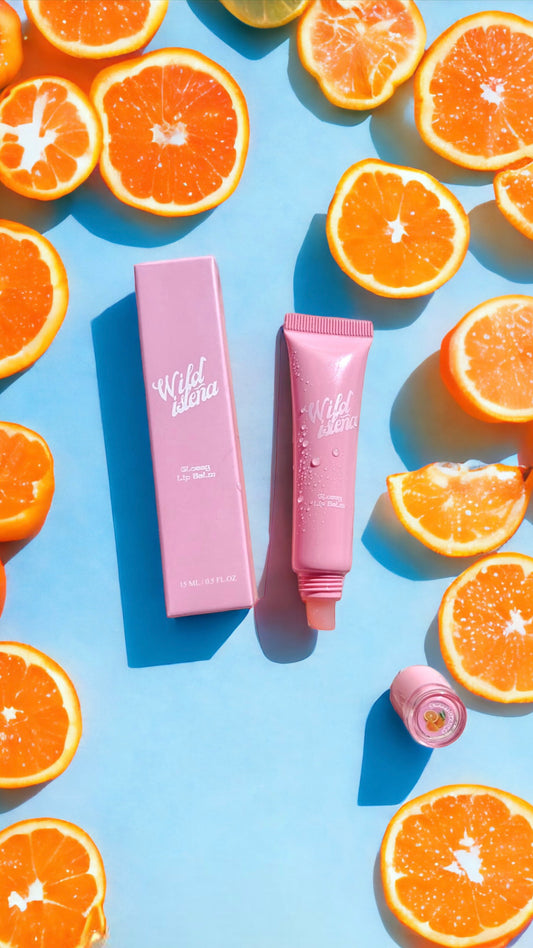 Sweet orange, glossy lip balm