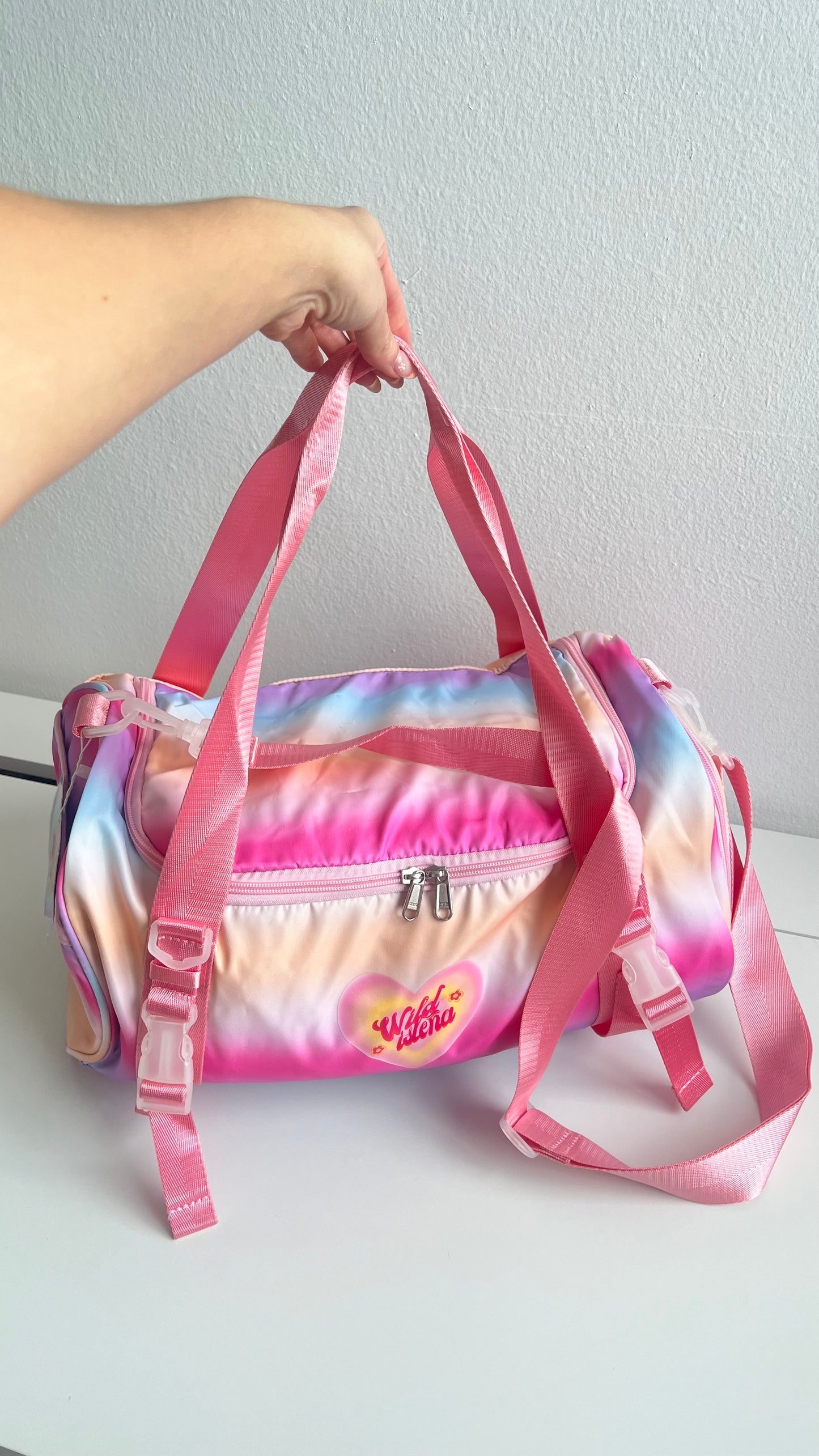 Every day triple pink duffle Bag