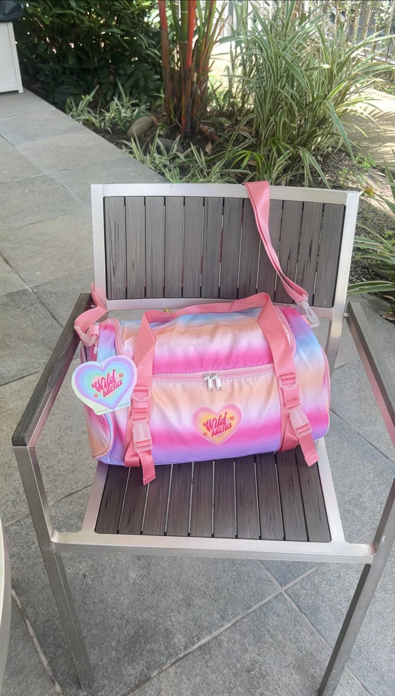 Every day triple pink duffle Bag