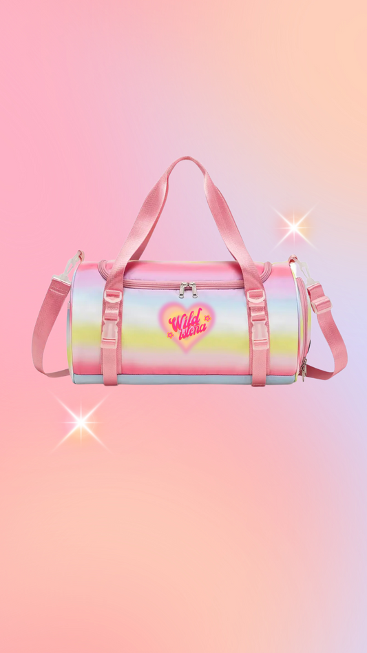 Every day rainbow duffle bag