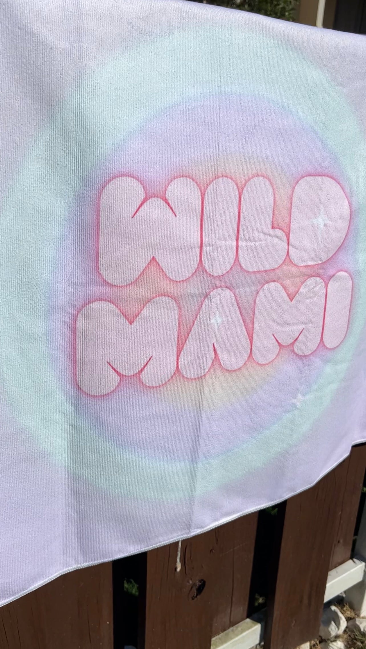 Wild Mami aura towel