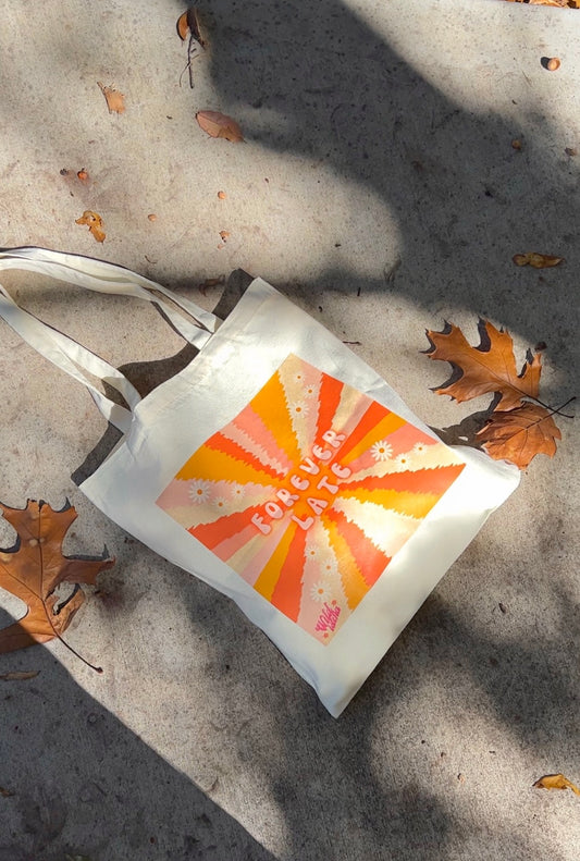 Forever Late tote bag